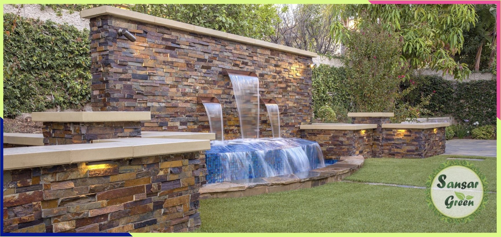 Hard Scape Development in Garden - Sansar Green