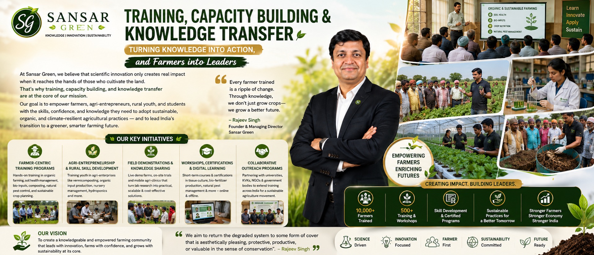 Training, Capacity Building & Knowledge Transfer