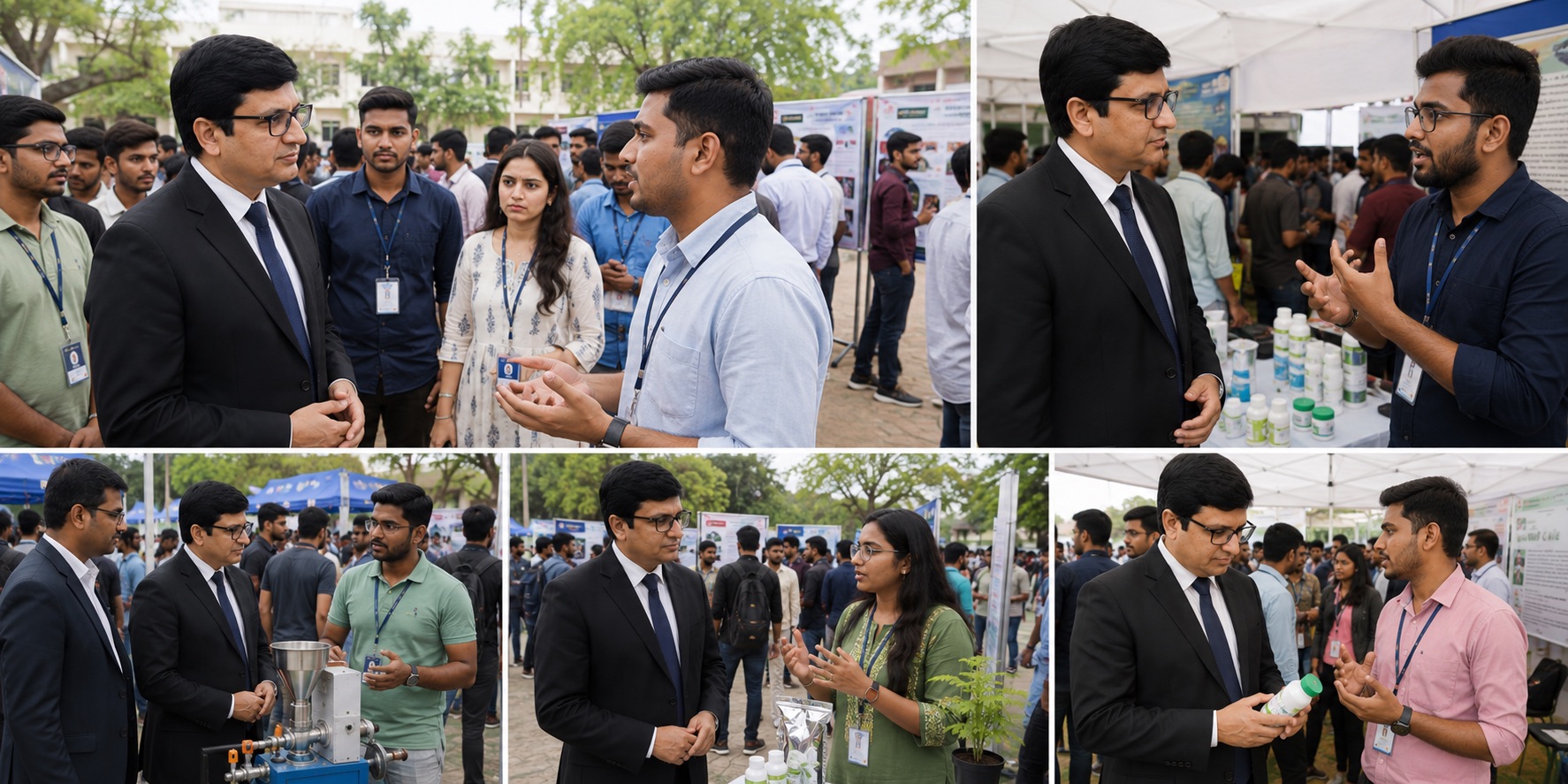 Rajeev Singh, Founder of Sansar Green Mission, representing Jharkhand as an invited Industry Expert at IIT ISM Dhanbad during IInvenTiv 2026 while interacting with innovators and researchers.