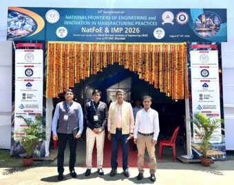Rajeev Singh, Director of Sansar Green Mission from Giridih, Jharkhand, at IIT (ISM) Dhanbad during a national symposium on soil testing, AgriTech and farmer-focused agricultural innovation.