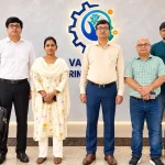 Rajeev Singh of Sansar Green with IIT (ISM) Dhanbad representatives during discussions on converting dry leaves into nutrient- and beneficial microorganism-enriched organic manure.